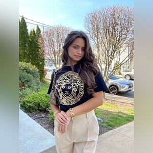 Versace Sz 44 T-Shirt Black